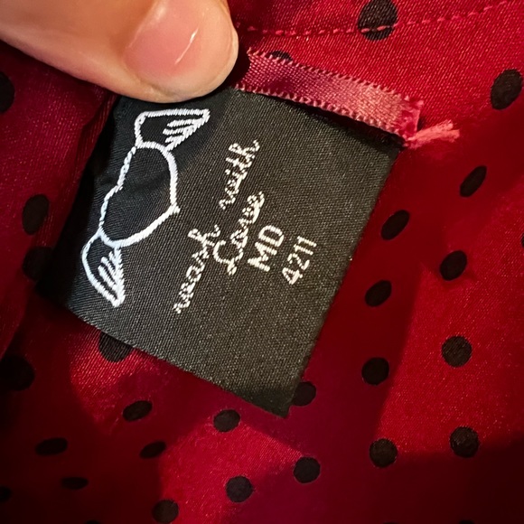 HELL BUNNY VIXEN SWEETHEART DRESS SIZE M - Picture 12 of 12